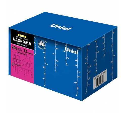 Бахрома световая Uniel ULD-B3010-200 UL-00001365