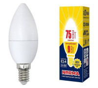 Лампа светодиодная Volpe  E14 9Вт 3000K UL-00003804