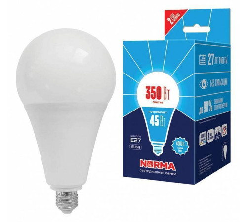 Лампа светодиодная Volpe E27 45Вт 4000K UL-00005611