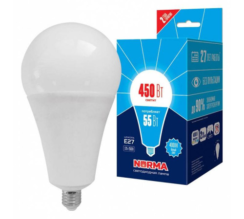 Лампа светодиодная Volpe E27 55Вт 4000K UL-00005614