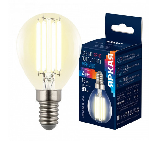 Лампа светодиодная Uniel ЯРКАЯ A++ UL-00011938