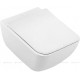 Унитаз подвесной Villeroy & Boch Venticello 375x560 мм CeramicPlus с сиденьем 4611RLR1