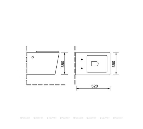 Унитаз подвесной безободковый Vincea Q-Line черный матовый с сиденьем slim soft-close VT1-12MB
