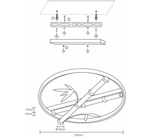 Накладной светильник Velante Velante 440-307-03