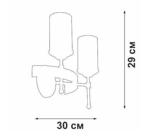Бра Vitaluce V1813 V1813-7/2A