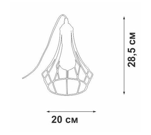 Настольная лампа декоративная Vitaluce V2566 V2566-1/1L