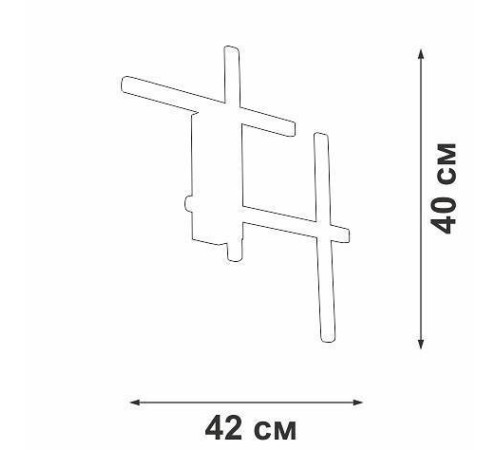 Накладной светильник Vitaluce V3043 V3043-0/4A
