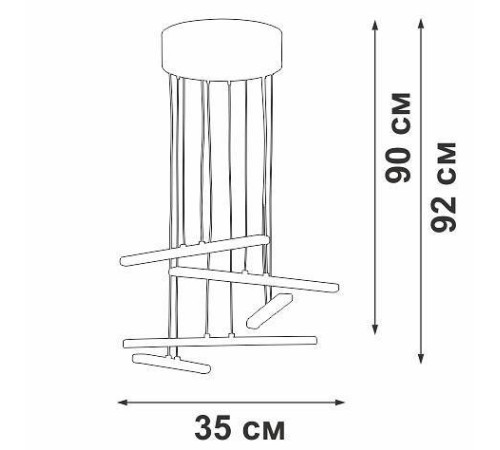 Подвесной светильник Vitaluce V3046 V3046-1/5S