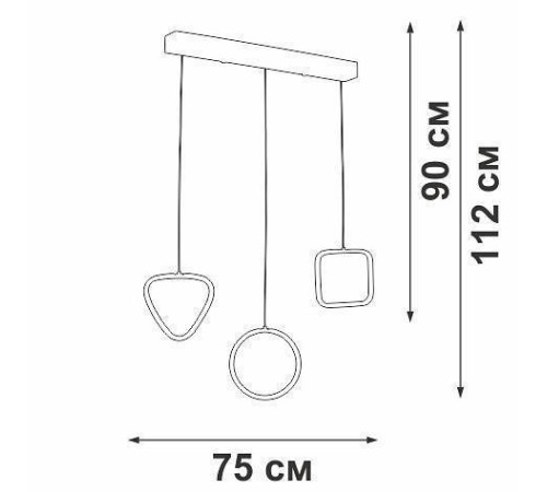 Подвесной светильник Vitaluce V3048 V3048-0/3S