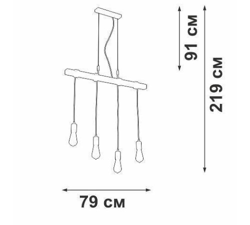 Подвесной светильник Vitaluce V47160 V47160-7/4S
