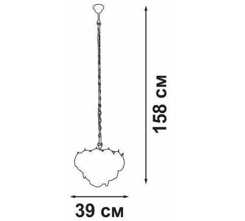 Подвесная люстра Vitaluce V5315 V5315-9/5