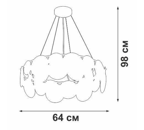 Подвесная люстра Vitaluce V5801 V5801-8/6S