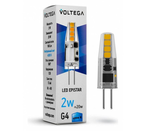Лампа светодиодная Voltega Capsule G4 7143
