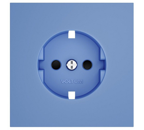 Накладка для розетки с заземлением и со шторками Voltum S70 VLS000715