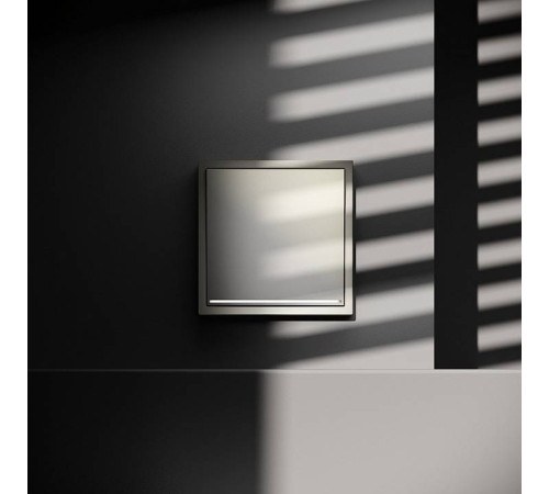 Выключатель проходной одноклавишный с подсветкой без рамки Voltum S70 VLS010404