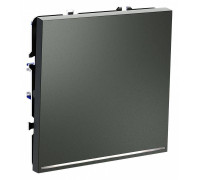 Выключатель проходной одноклавишный с подсветкой без рамки Voltum S70 VLS010406