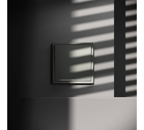 Выключатель проходной одноклавишный с подсветкой без рамки Voltum S70 VLS010406