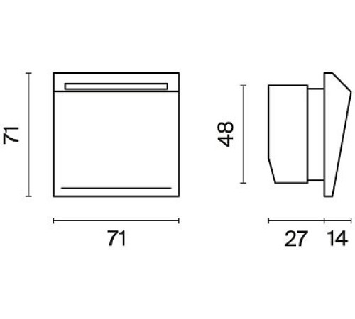 Электронный карточный выключатель без рамки Voltum S70 VLS010707