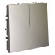 Выключатель двухклавишный без рамки Voltum S70 VLS020104