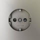Розетка с заземлением и со шторкой, без рамки Voltum S70 VLS040204