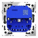 Розетка с заземлением и со шторкой и 2хUSB type A, без рамки Voltum S70 VLS040406