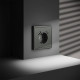 Розетка с заземлением и со шторкой и 2хUSB type A, без рамки Voltum S70 VLS040406