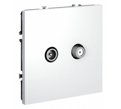 ТВ-розетка и SAT-розетка оконечная без рамки Voltum S70 VLS060402