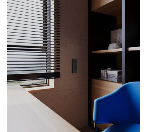 Клавиша для выключателя одноклавишного Voltum S70 METAL VLSM000112