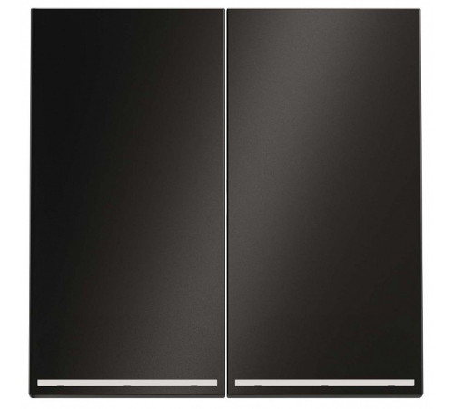 Клавиши для выключателя двухклавишного с подсветкой Voltum S70 METAL VLSM000412