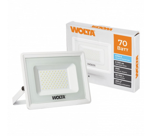Настенно-потолочный прожектор Wolta WFL-70W/06W