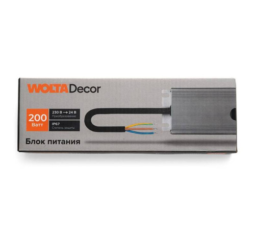 Блок питания Wolta WLD-200W/02-24V
