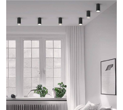 Накладной светильник Wolta BASIC WSL-GU10 WSL-GU10/01BL