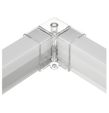 Соединитель угловой L-образный для модульных светильников Wolta  WTB-WBT-L-01