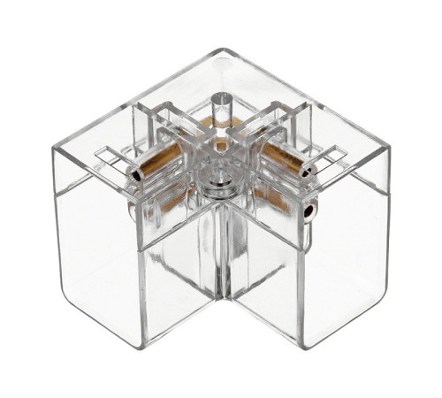 Соединитель угловой L-образный для модульных светильников Wolta WTB-WBT-L-01