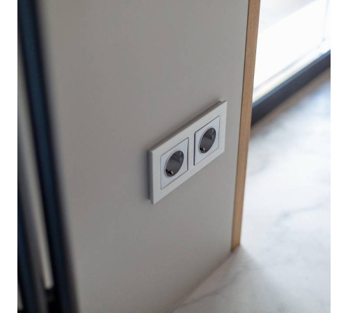 Рамка на 2 поста Werkel Aluminium (алюминий) W0021706