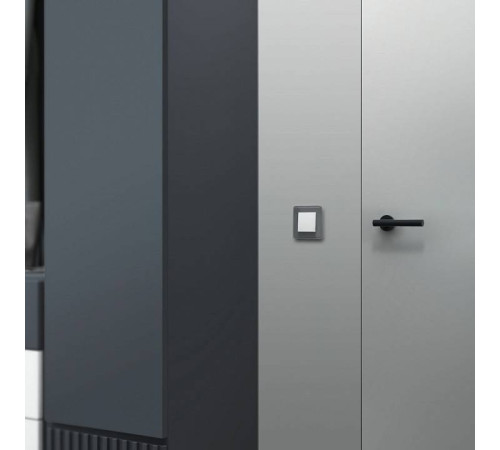 Выключатель проходной одноклавишный Werkel Белые матовые W1112061