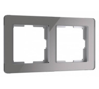 Рамка на 2 поста Werkel Acrylic графит W0022704