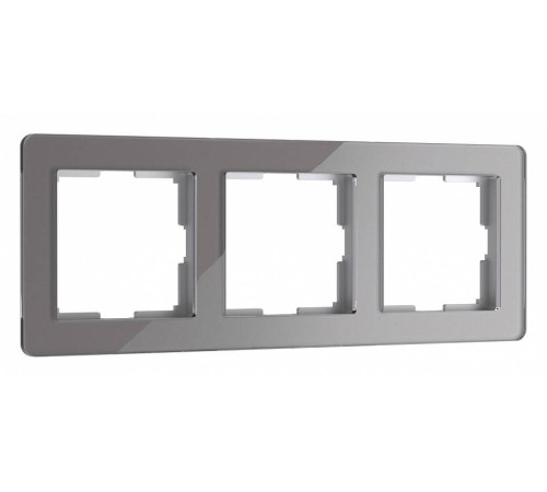 Рамка на 3 поста Werkel Acrylic графит W0032704