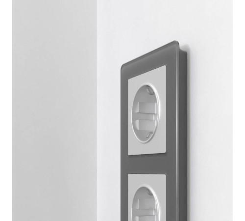 Рамка на 3 поста Werkel Acrylic графит W0032704