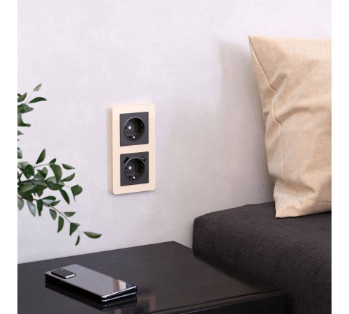 Рамка на 2 поста Werkel Acrylic айвори W0022743