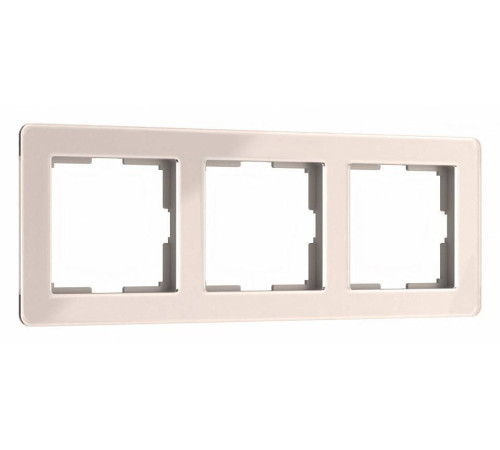 Рамка на 3 поста Werkel Acrylic айвори W0032743