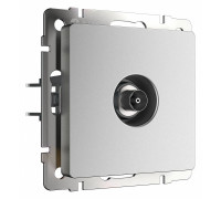 ТВ-розетка без рамки Werkel серебряный матовый W1183065
