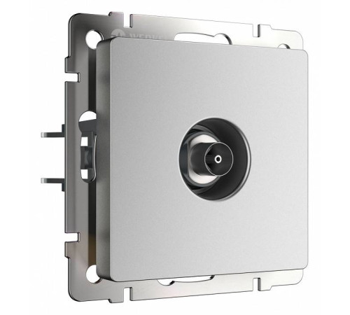 ТВ-розетка без рамки Werkel серебряный матовый W1183065