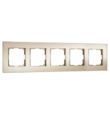 Рамка на 5 постов Werkel Senso шампань soft-touch W0053111
