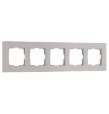 Рамка на 5 постов Werkel Senso дымчатый soft-touch W0053117