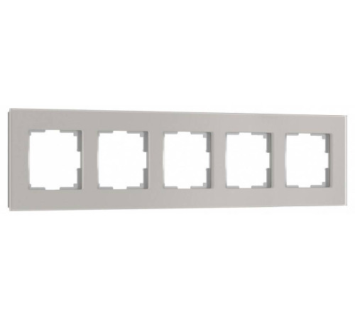 Рамка на 5 постов Werkel Senso дымчатый soft-touch W0053117