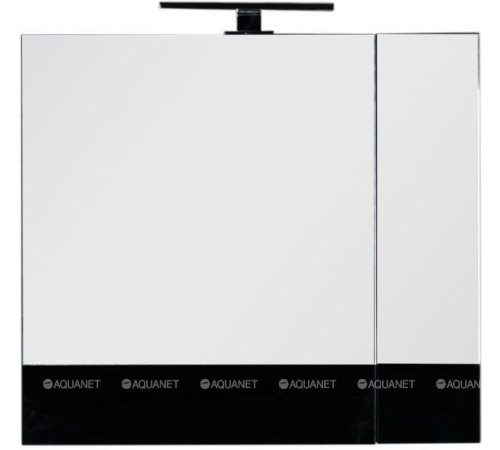 Зеркало-шкаф Aquanet Верона 75 черный 00175385