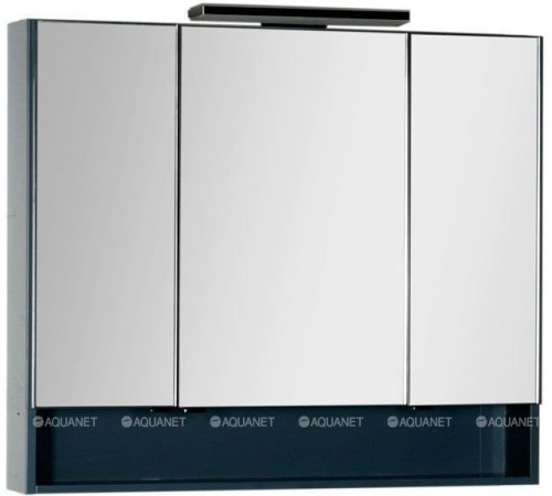 Зеркало Aquanet Виго 100 сине-серый 00183359 RAL 7031