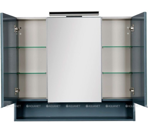 Зеркало Aquanet Виго 100 сине-серый 00183359 RAL 7031