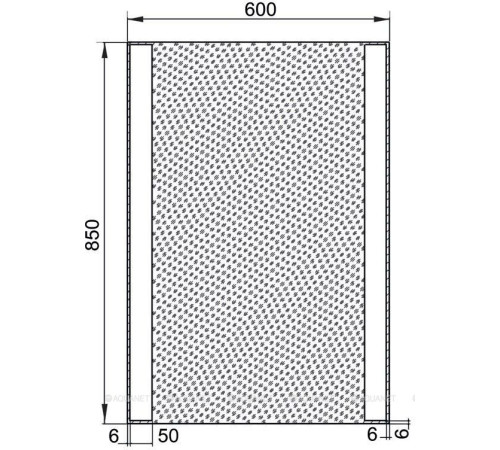 Зеркало Aquanet Форли 6085 с LED подсветкой 600х850 мм инфракрасный выключатель 00196657